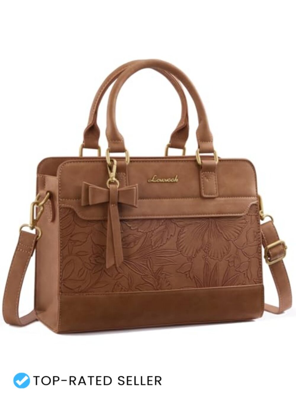 LOVEVOOK Small Satchel Crossbody Purse PU Leather Zipper Handbag